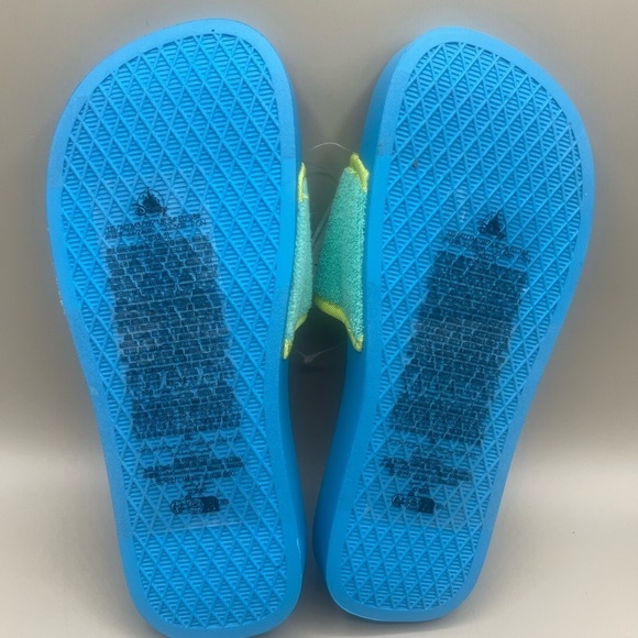 Disney MICKEY MOUSE Blue & Green Slip-On Slide Sandals Size Men’s 7, Women’s 9 - Picture 6 of 7